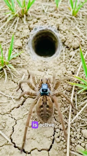 POV: Inside a Wolf Spider’s Hidden Underground Burrow 🕷️ | Realistic Wildlife Camera