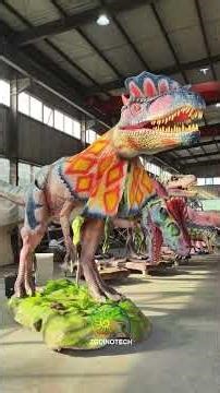 Custom-Made #Dilophosaurus Model, #Robotics #DinosaurModel