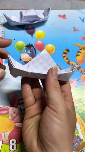 Xếp thuyền giấy / boat paper 🚤🚤🚤