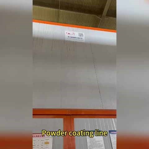 Compact Industrial Powder Coating Spray Booth System with Conveyor Oven