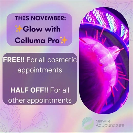 ✨ This November, it’s time to glow from within with Celluma Pro! ✨