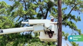 Beryl damaged electric infrastructure throughout our service area. Today, crews continued to work in Northwest Houston where several neighborhoods are impacted by storm damage. | CenterPoint Energy