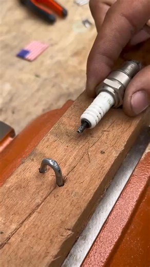 Mounted a motorcycle spark plug with nails and shocked everyone Simpl... | Christian Blake