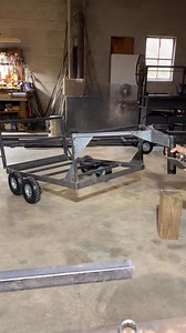 Santa’s elves showed up and needed help building a gooseneck trailer for a kid to pull behind his power wheels truck. Said he wants to be able to load his little lawn mower on it and pull it around. All that’s left to do now is paint it and put a wood floor in it. Gonna be the coolest kid on the block. | Springhill Fabrication