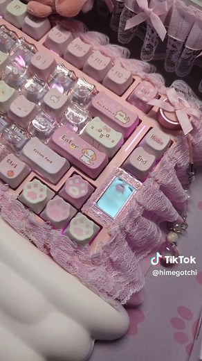 how to add a gif to the screen on your aula s75 pro keyboard :) #keebtok #aula #desksetup #gamingsetup #setuptok @Aula