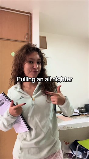 Med Student's All-Nighter Study Session