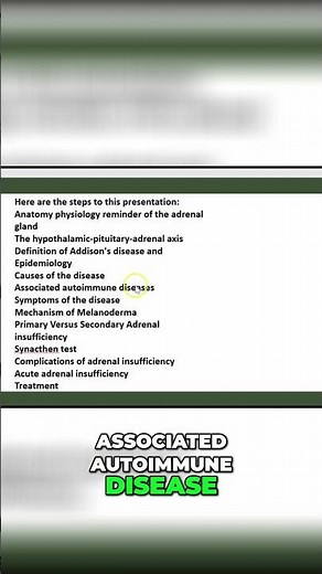 Addison's Disease: Symptoms, Causes, and Treatments #shorts