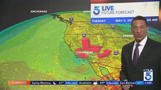 Daytime high temperatures to fall across SoCal early next week