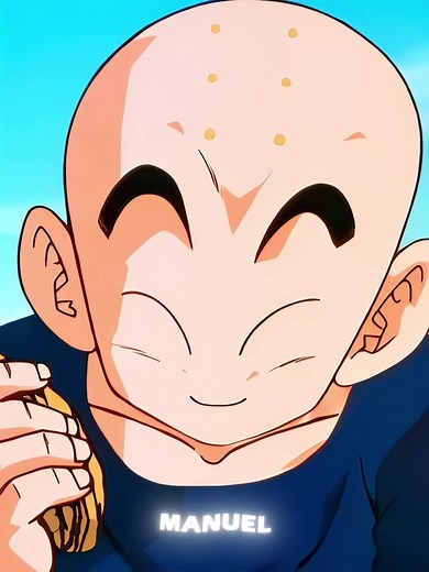 Krillin's Epic Rock Throw at Goku in Anime Edit