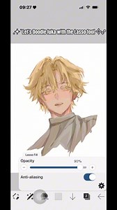 here's Luka alien stage lasso Doodle draw process ✨#alienstagevivinos #lukaalienstage #alienstage #lassoart | Efumi Artz