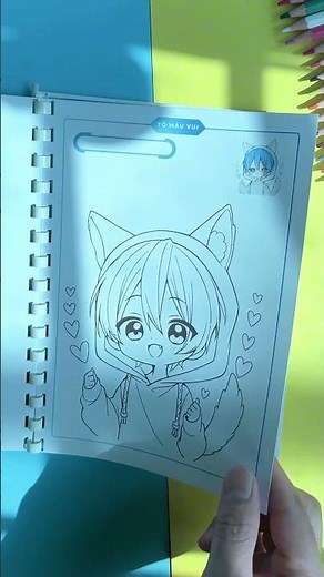 Tranh tô màu Anime Boys – Giúp bé trai rèn luyện tư duy và khéo léo mỗi ngày #tomaucungyen