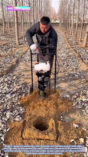 Earth & Power: How Motorized Augers Transform Tree Planting into Efficient Operations