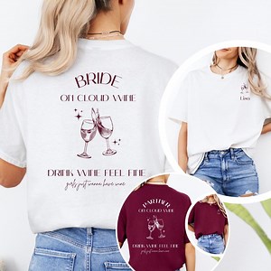 Bachelorette Party Matching Shirts, Bridal Party, Bride to Be, Personalized Bride Shirt, Team Bride Shirts, Bridesmaid Shirts, Bridal Shower - Etsy