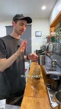 How to make an Oat Latte with Latte Art