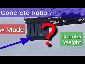 How made Counter Weight for Tower Crane ||RAAK Engineer