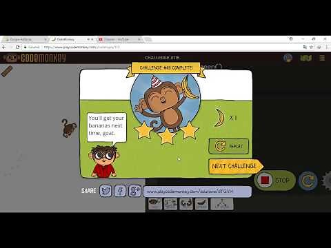 play code monkey 111 - 112 - 113 - 114 - 115 challenge level