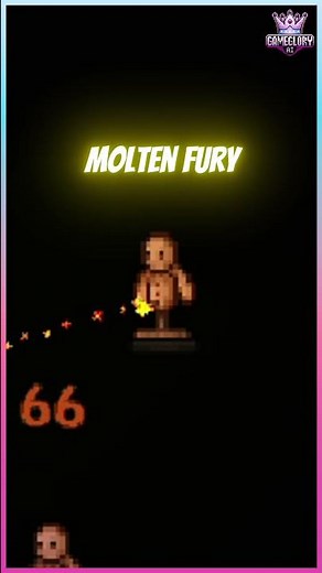 Molten Fury in Terraria – The Fiery Bow of the Underworld! 🏹🔥 #Terraria #shorts #shortsfeed