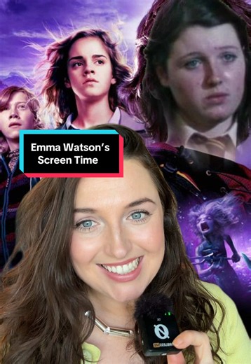 This is getting silly. Characters in the Harry Potter films with minimal screentime but made a massive impact apparently applies to the main cast too? This was shocking hermiony granger deserved at least three more hours screen time!? But ofc as always justice for Eloise who had the same ammount of screen time as Draco Malfoy in Goblet of fire #whattowatch #harrypotterbts #emmawatson #emmawatsonscreentime #hermionegranger