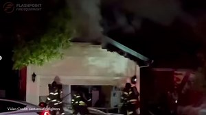 Backdraft or smoke explosion? This event occurred just as Truck 1 completed its ventilation hole. Flames were forced downward and out of the attic hatch, which led to a partial collapse in two rooms at the rear of the house. Video at full speed and then slow motion. Credit: santarosafirefighters Follow Us FACEBOOK @flashpointequipment INSTAGRAM @flashpointequipment X/TWITTER @FPequipment WEBSITE www.flashpointequipment.com #flashpointequipment #firedepartment #firedept #bomberos #firestation #fi