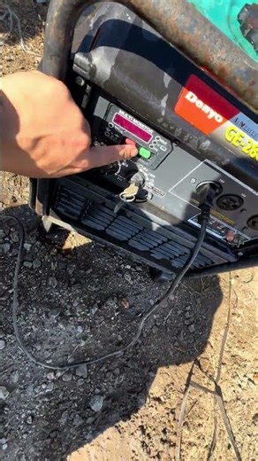 デンヨー インバーター 発電機 ge-2800ss-iv 簡易始動動画