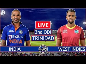 India vs West Indies 2nd ODI Live Scores | IND vs WI 2nd ODI Live Scores & Commentary