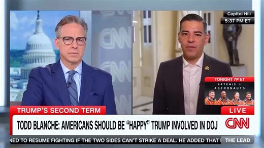 The DOJ does not work for the White House.It works for the American people.Todd Blanche was Trump’s personal criminal defense lawyer.Now they want to make him Attorney General of the United States.The same DOJ that just referred the impeachment whistleblower for prosecution.The same DOJ that protected the Epstein files.The same DOJ Pam Bondi used to argue for a German corporation in front of the Supreme Court.And now Trump wants his personal lawyer running it.