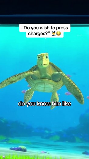 Blink twice if you need help #turtletalkwithcrush #disneyland #disneyworld #californiaadventure