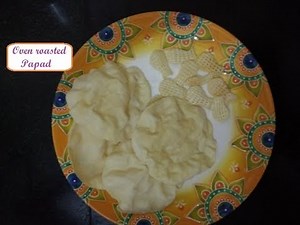 Oven roasted papad in 1 min / How to make papad with and without oil in microwave