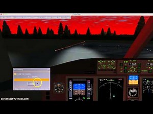 FLIGHTGEAR despegue, piloto automatico y creación de ruta