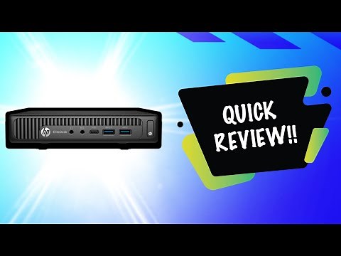 HP EliteDesk 800 G2 Mini Desktop Review | Reliable HP Desktop For A Low Price