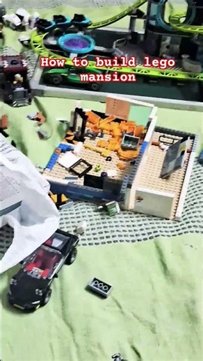 how to build lego mansion #house#gold#lego