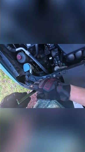 Car Engine Lift: Tension Removal Guide #shorts
