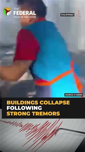 7.8 magnitude earthquake strikes Philippines, tsunami warning issued | #shorts