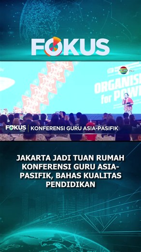 Jakarta menjadi tuan rumah Konferensi ke-10 Guru se-Asia-Pasifik. Gubernur Pramono Anung memaparkan upayanya meningkatkan kualitas pendidikan sekaligus memperluas akses warga agar tetap bisa bersekolah. #fokusindosiar #newsindosiar #emtekmedianews #guru #jakarta
