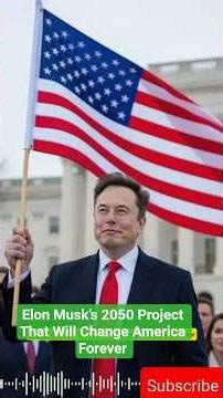 Elon Musk’s 2050 Project That Will Change America Forever | Future of the USA
