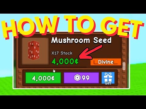 How To Get Mushroom Seed Grow A Garden Roblox