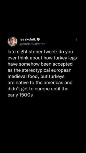 turkey legs and medieval myths | Subscribe for more #motivation 😊👍