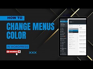 How To Change Menus Color In WordPress (Beginner Tutorial)