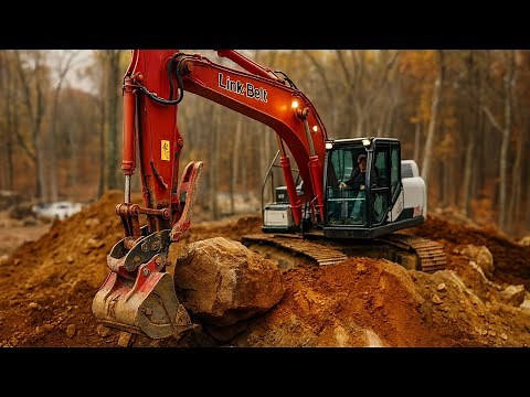Leveling a Massive Hilltop Pad for My NEW Pole Barn!