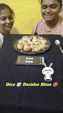 Dice 🎲 and bite Challenge 😋 #foodchallenge #foodgames #dicechallenge #fun #shortsfeed #bitechallenge