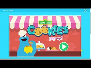 Sesame Street Cookies Pop Up Game Play Preschool