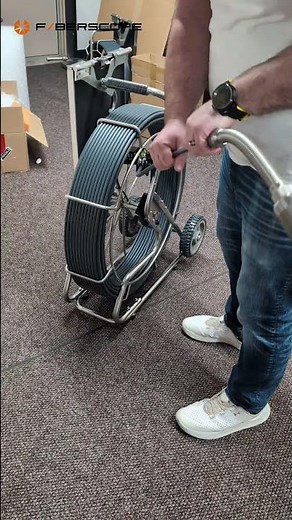 HOW To Properly Handle A Pipe Camera's Reel #sewercamera #worksmarter #discover #mustsee