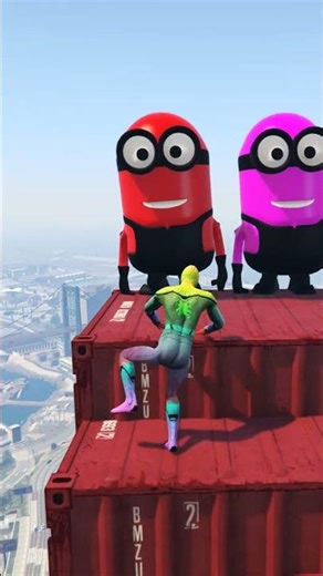 GTA 5 Epic Water Ragdolls Spiderman Jump/Fails Ep 2 #shorts