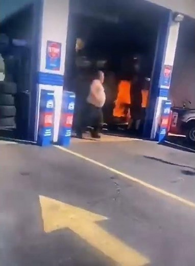 Tech drills into a gas tank (full video)