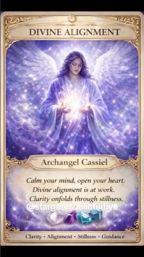 Archangel Cassiel Guides your Heart Today | Divine Clarity Aligns you ✨🌻