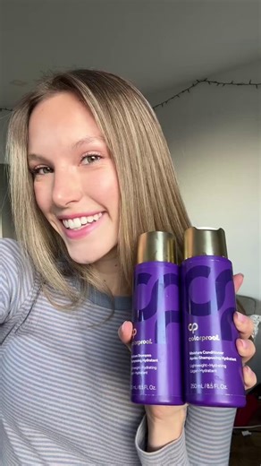 In-shower proof that the right moisture duo can be your hair's instant glow up! ✨💧 Colorproof's sulfate-free Moisture Shampoo Moisture Conditioner gently cleanse, deeply hydrate, and leave hair soft, smooth, and color-protected. No heaviness, no buildup, just vibrant color and gorgeous shine. #moistureshampoo #hairglowup #hairtok #hairgoals #hairtransformation