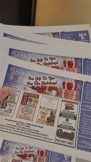 🎄✨ Our Holiday Coupon Starts TODAY! ✨🎄 Save with these exclusive coupons at some of your favorite Plaza shops. Pick up your coupons at the Plaza Office (right next to Marshalls), print from our website, or find them in local coupon magazines. Hurry—coupons are valid until Christmas Eve! 🎁🛍️ Happy shopping! ✨️ *Exlcusions may apply. Please see stores for details! #poughkeepsieplaza #holidaycoupon #shoplocal #shopping #hudsonvalleyshopping #hudsonvalley #poughkeepsie #Christmasshopping | Pough