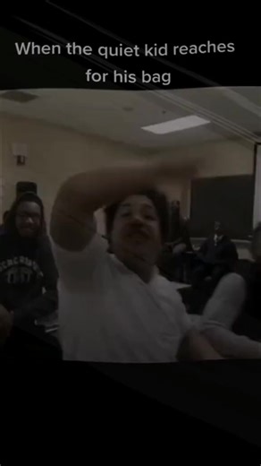 When the Quiet Kid Reaches for His Bag: A Humorous Moment