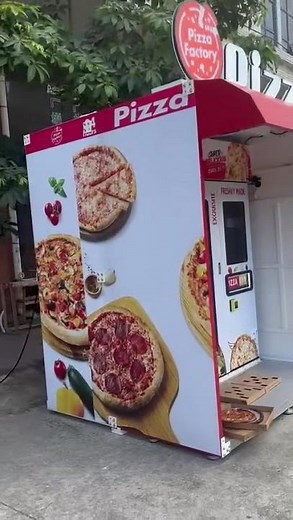 “Hi Pizza” Vending Machine: Grab Fresh Pizza Anytime! 🍕