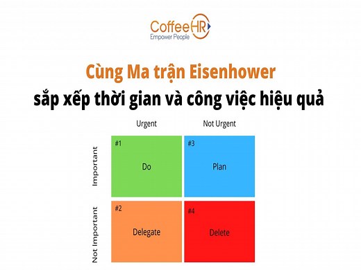 Ma trận Eisenhower là gì - Phương pháp quản lý thời gian hiệu quả